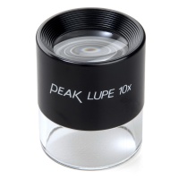 Excelta 410 5 Star Eye Loupe 10x Magnification Clear Acrylic