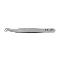 Excelta 6-SA-PI Two Star 4.5 inch Curved Electronic Style Tweezer