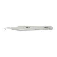 Excelta 7-SA-SE One Star 4.5 inch Curved Electronic Style Tweezer