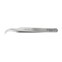 Excelta 7B-SA Three Star 4.5 inch Curved Electronic Style Tweezer