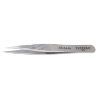 Excelta AC-SA-PI Two Star 4.25 inch Strong Tip Tweezer