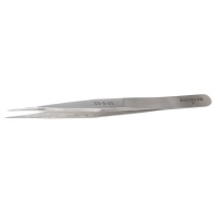 Excelta SS-S-SE One Star 5.5 inch Fine Tip Electronic Style Tweezer
