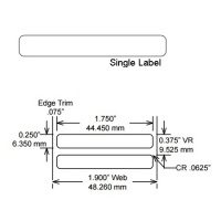 Identco TTL107-700-10 Labels