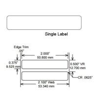 Identco TTL109-700-10 Labels