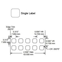 Identco TTL111-700-10 Labels