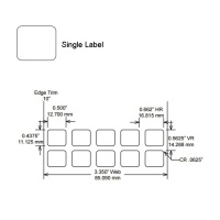 Identco TTL112-411-10 Labels