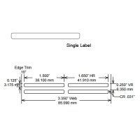 Identco TTL115-403-10 Labels