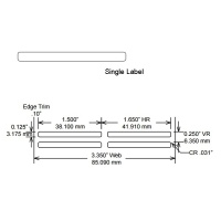 Identco TTL115-700-10 Labels