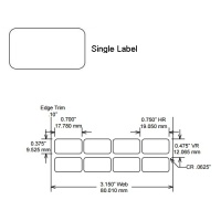 Identco TTL122-403-10 Labels