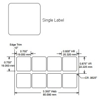 Identco TTL123-403-10 Labels