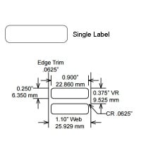 Identco TTL130-451-10 Labels