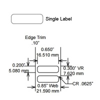 Identco TTL136-403-10 Labels