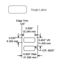 Identco TTL137-403-10 Labels
