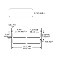 Identco TTL138-403-10 Labels