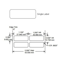 Identco TTL138-451-10 Labels