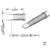 JBC Tools C115-114 Soldering Tip NANO 1.8 mm Chisel