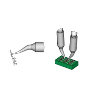 JBC Tools C120-001 Soldering Tip PA Micro Tweezer .2 mm Bent