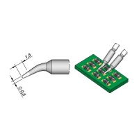 JBC Tools C120-006 Soldering Tip PA Tweezer .5 mm Bent