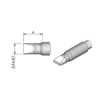 JBC Tools C210-007 Soldering Tip T210 Iron 2.3 mm Chisel