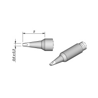 JBC Tools C210-021 Soldering Tip T210 Iron 0.6 mm Chisel