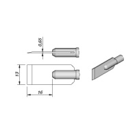 JBC Tools C245-121 Soldering Tip T245 Iron 13 mm Cutter