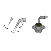 JBC Tools C245-771 Soldering Tip Between Pins 1 mm Bent