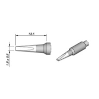 JBC Tools C245-844 Soldering Tip 1.8 mm Chisel Long