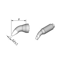 JBC Tools C245-846 Soldering Tip 2.2 mm Bent Chisel Long