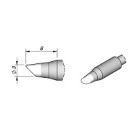 JBC Tools C245-912 Soldering Tip 3.0 mm Bevel