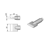 JBC Tools C245-914 Soldering Tip 10 mm Spade Edge