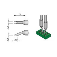 JBC Tools C420-271 C420 Spade Soldering Tip 1.5 mm