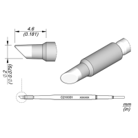 JBC Tools C210-031 Soldering Tip for T210 Handpiece 2 mm Bevel