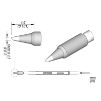 JBC Tools C210-036 Soldering Tip for T210 Handpiece 0.6 mm Bevel