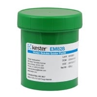 Kester 7004030910 Solder Paste, EM828, Sn96.5Ag3Cu0.5 (SAC305), Water Soluble, Type 4, 89.5%, 500 Gram Jar