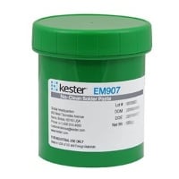 Kester 7006050810 Solder Paste, EM907, Sn96.5Ag3Cu0.5 (SAC305), No-Clean, Type 3, 88.5%, 500 Gram Jar