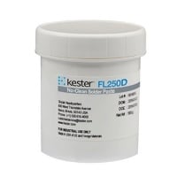 Kester 7009020510 Solder Paste, FL250D, Sn63Pb37, No-Clean, Type 3, 90%, 500 Gram Jar