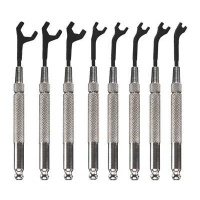 Moody Tools 58-0161 8-Piece Metric Mini Open End Wrench Set