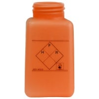 Menda 35242 Hazard Durastatic HDPE Bottle- Orange 6 oz