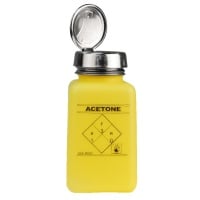Menda Pump 35277 One Touch Yellow Durastatic 6 oz Acetone Bottle