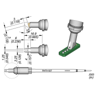 JBC Tools R470-027 Soldering Cartridge Pin Auto Process Heavy Duty 1.25 mm