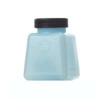 R&R Lotion SQB-4-ESD Square Bottle with Lid 4oz.