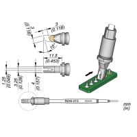 JBC Tools R245-013 Automated Soldering Cartridge Drag 1.25 mm