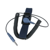 Desco 63073 Adjustable Woven Wrist Strap 12 ft Cord