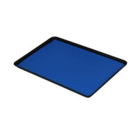 Desco 66485 Statfree HJ Dissipative Dual Layer Blue Rubber Tray Liner 16 x 24 in