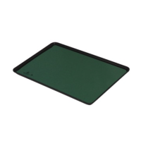 Desco 66491 Statfree HJ Dissipative Dual Layer Green Rubber Tray Liner Mat 16 x 24 in