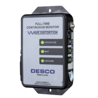 Desco 19322 Full Time Continuous ESD Monitor with UK Power Cord Wave Distortion | Janel Inc.