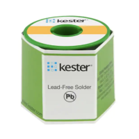 Kester 24-7068-0010 Solder Wire Sn96.5Ag3Cu0.5 3.3%/44 .020 1 lb. Spool