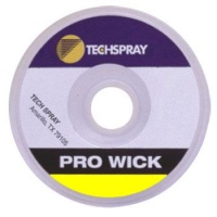 Techspray 1802-100F Pro Wick Desoldering Braid Yellow 100 ft