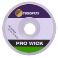 Techspray 1803-100F Pro Wick Desoldering Braid Green 100 ft