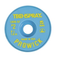 Techspray 1809-5F Pro Wick Desoldering Braid Yellow 5 ft